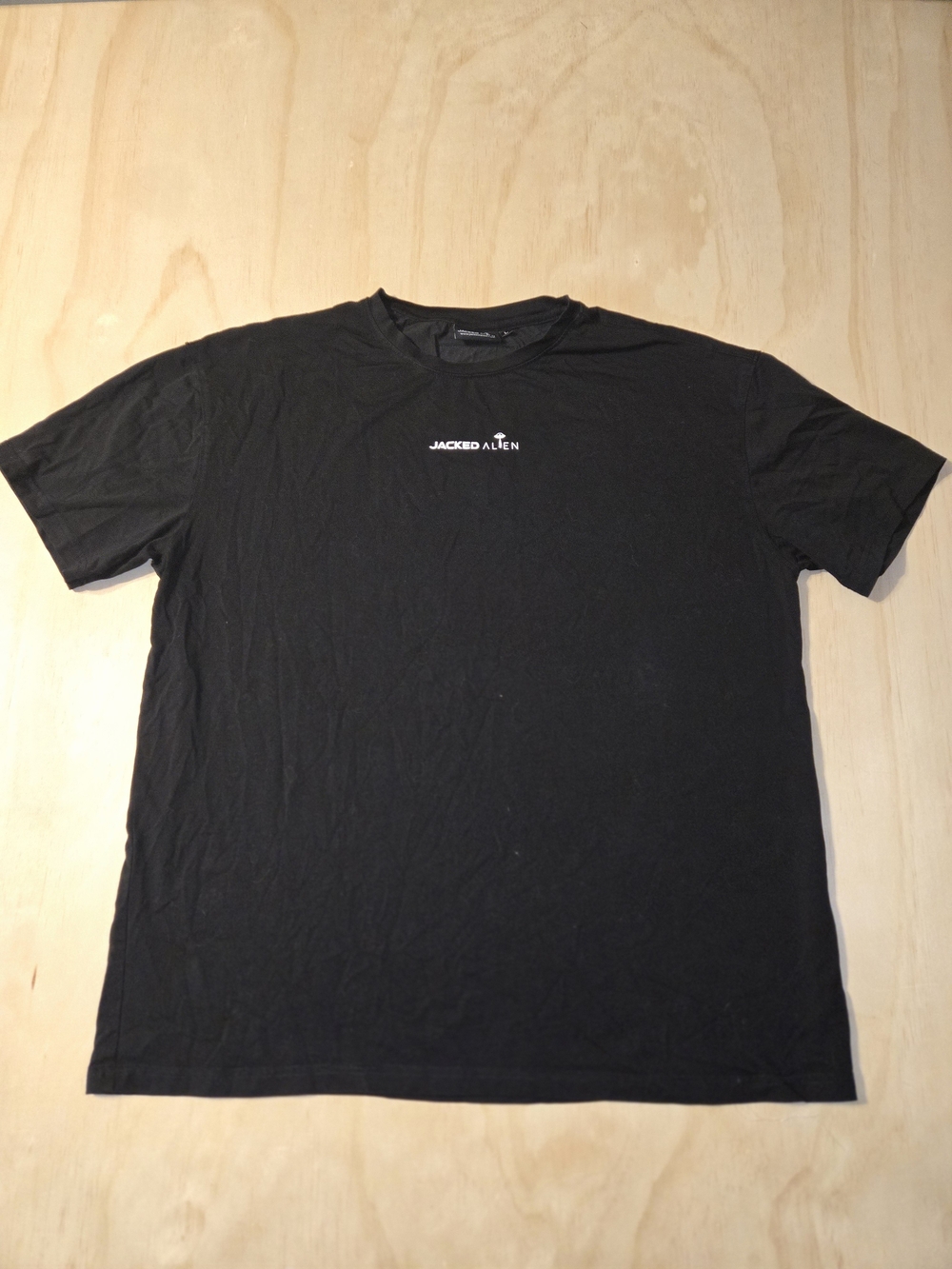 Jacked Alien "Time Jumper" Graphic T-Shirt - Black - Size L